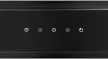 Ciarko Design Moondraft Matte Black/Black Glass 60 pultból kiemelkedő páraelszívó, fekete
