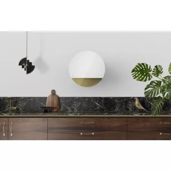 Ciarko Design ECLIPSE fehér / Gold fali páraelszívó