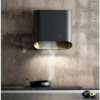 Ciarko Design SIMPLE 60 cm fekete / Gold fali páraelszívó