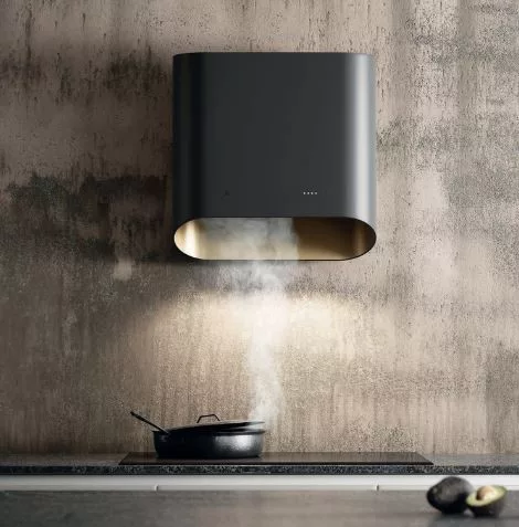 Ciarko Design SIMPLE 60 cm fekete / Gold fali páraelszívó
