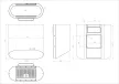 Ciarko Design MONO 60 cm fehér fali páraelszívó