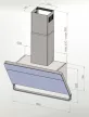 Ciarko Design ILLUMIA fekete fali páraelszívó
