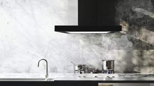 Ciarko Design T-Light 60 cm fekete fali páraelszívó