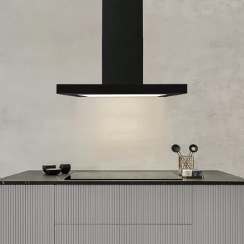 MONNO T-Light Black 90 fali páraelszívó, 90 cm, fekete 
