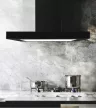 MONNO T-Light Black 90 fali páraelszívó, 90 cm, fekete 