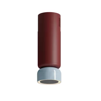   Ciarko Design ICON W burgundy / fényes kék sziget páraelszívó