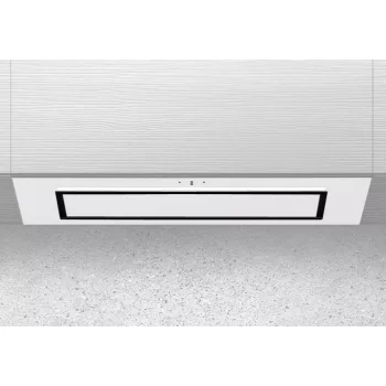   Ciarko Design AURA 74 cm fehér üveg beépíthető páraelszívó