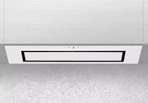 Ciarko Design AURA 74 cm fehér üveg beépíthető páraelszívó