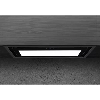   Ciarko Design Su Mini 74 cm fekete üveg beépíthető páraelszívó