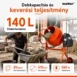 Mixer 140 betonkeverő 220V 550W 140 l