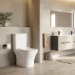 Nile monoblokkos kompakt WC hátsó kifolyással soft close ülőkével