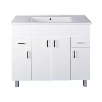   VivaStyle EKONOMIK PLUS 100 lábon álló fürdőszobabútor Sanovit ATRIA 9100 mosdóval - 101 x 45,5 cm