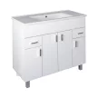 VivaStyle EKONOMIK PLUS 100 lábon álló fürdőszobabútor Sanovit ATRIA 9100 mosdóval - 101 x 45,5 cm