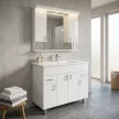VivaStyle EKONOMIK PLUS 100 lábon álló fürdőszobabútor Sanovit ATRIA 9100 mosdóval - 101 x 45,5 cm