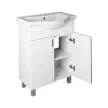 VivaStyle EKONOMIK 65 lábon álló 2 ajtós fürdőszobabútor Sanovit ALBATROS 10065 mosdóval 64,5x46,5