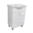 VivaStyle BIANKA 55 lábon álló fürdőszobabútor 2 fiókos Sanovit ALBATROS 10055 mosdókagyló 54,5x45cm