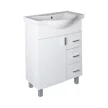 VivaStyle BIANKA 65 lábon álló fürdőszobabútor 3 fiókos Sanovit ALBATROS10065 mosdóval 64,5 x 46,5cm