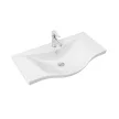 VivaStyle BIANKA 80 lábon álló fürdőszobabútor 3 fiókos Sanovit ALBATROS 10080 mosdóval 79,5 x 46 cm
