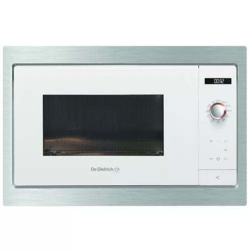 De Dietrich beépíthető mikrohullámú sütő, 26 l, 2 automatikus sütőfunkció, LCD kijelző, fehér