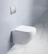 Eros ES BELLA SLIM fali WC - perem nélküli - WC ülőkével - VORTEX örvényöblítéssel - 49 cm