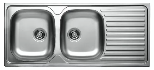 LIVINOX CLASSIC 138 natúr rozsdamentes acél mosogató, 1160 x 500 mm