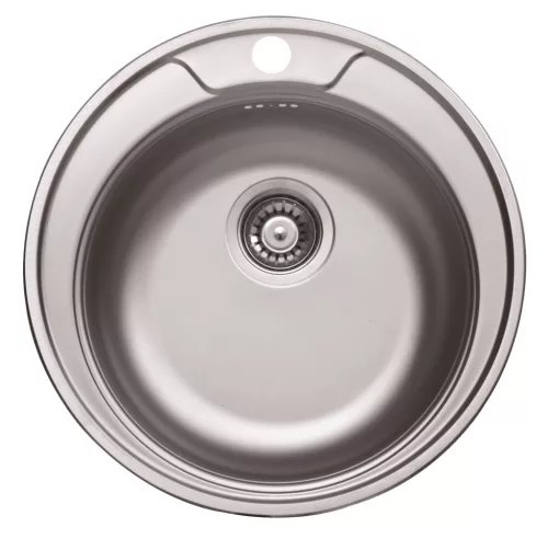 LIVINOX RONDO 145 natúr rozsdamentes acél mosogató, 480 mm