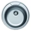 LIVINOX RONDO 145 natúr rozsdamentes acél mosogató, 480 mm