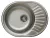 LIVINOX RONDO 157 natúr rozsdamentes acél mosogató, 570 x 450 mm