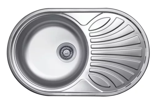 LIVINOX RONDO 159 natúr rozsdamentes acél mosogató, 770 x 480 mm