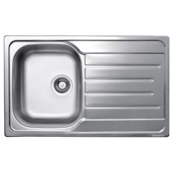   LIVINOX EC-338K natúr rozsdamentes acél mosogató, 800 x 500 mm