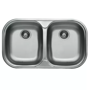   LIVINOX BIANCA 193 fényezett rozsdamentes acél mosogató, 830 x 480 mm