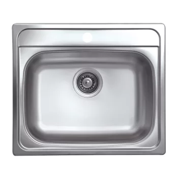   LIVINOX EX-327K fényezett rozsdamentes acél mosogató, 570 x 490 mm