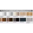 FLOATING MIRROR shelf 60cm fürdőszoba tükör polcal TBOSS