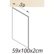 FLOATING MIRROR ZONE 60cm fürdőszoba tükör TBOSS