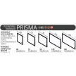 FLOATING MIRROR PRISMA fürdőszoba tükör integrált, páramentesítő, fényezőszabályozó TÖBB MÉRET TBOSS