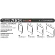 FLOATING MIRROR ZUOR fürdőszoba tükör integrált, páramentesítő, fényezőszabályozó TÖBB MÉRET TBOSS