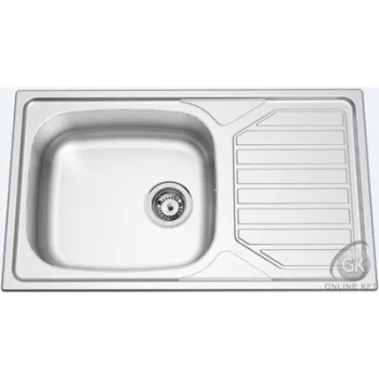   OKIO LINE 103 FLAT 1B 1D BIG 860X500 Rozsdamentes Mosogatótálca RODI