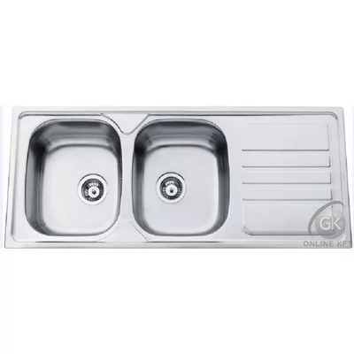 OKIO LINE 120 FLAT 2B 1D 1200X500 Rozsdamentes Mosogatótálca RODI