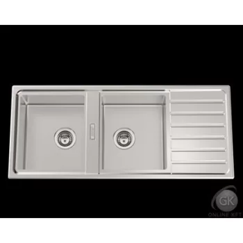   FUSION 116 2B 1D 1160X500 Rozsdamentes Mosogatótálca RODI ELITE