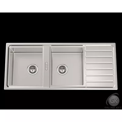 FUSION 116 2B 1D 1160X500 Rozsdamentes Mosogatótálca RODI ELITE