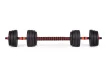 Állítható súlyzók 2x15 kg-os súlyzószett 30 kg-os rúd
