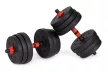 Állítható súlyzók 2x20 kg-os súlyzó szett 40 kg-os rúd