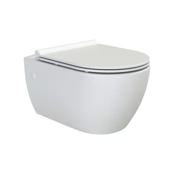   CeraStyle CITY fali WC - MATT FEHÉR - rimless - perem nélküli - rejtett szerelésű