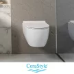 CeraStyle CITY fali WC - MATT FEHÉR - rimless - perem nélküli - rejtett szerelésű