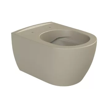   CeraStyle CITY fali WC - MATT BÉZS - rimless - perem nélküli - rejtett szerelésű