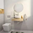 CeraStyle HERA fali WC - BEÉPÍTETT bidé funkcióval - rimless - perem nélküli