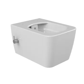   CeraStyle HERA fali WC - MATT FEHÉR - BEÉPÍTETT bidé funkcióval - perem nélküli