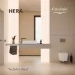 CeraStyle HERA fali WC - MATT FEHÉR - rimless - perem nélküli - rejtett szerelésű