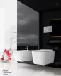 CeraStyle HERA fali WC - MATT FEHÉR - rimless - perem nélküli - rejtett szerelésű
