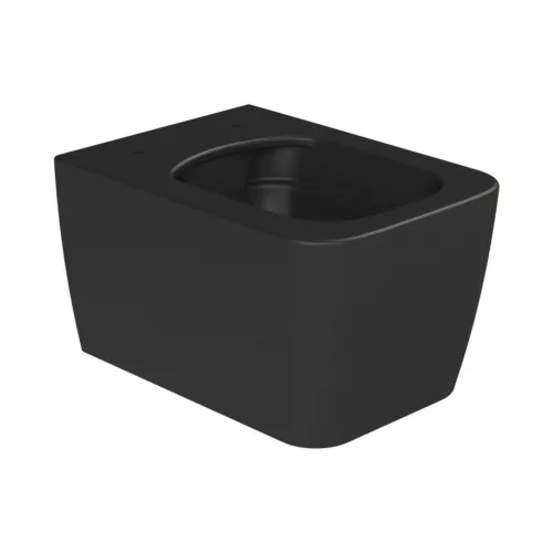CeraStyle HERA fali WC - MATT FEKETE - rimless - perem nélküli - rejtett szerelésű